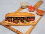 Sausage Sandwich French Bread .