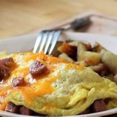Sausage omelets