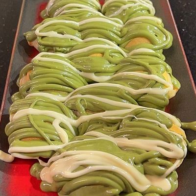 Mini Pistachio Pancakes