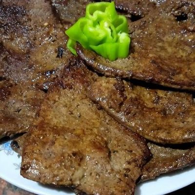 كبد بلدي مشوي
