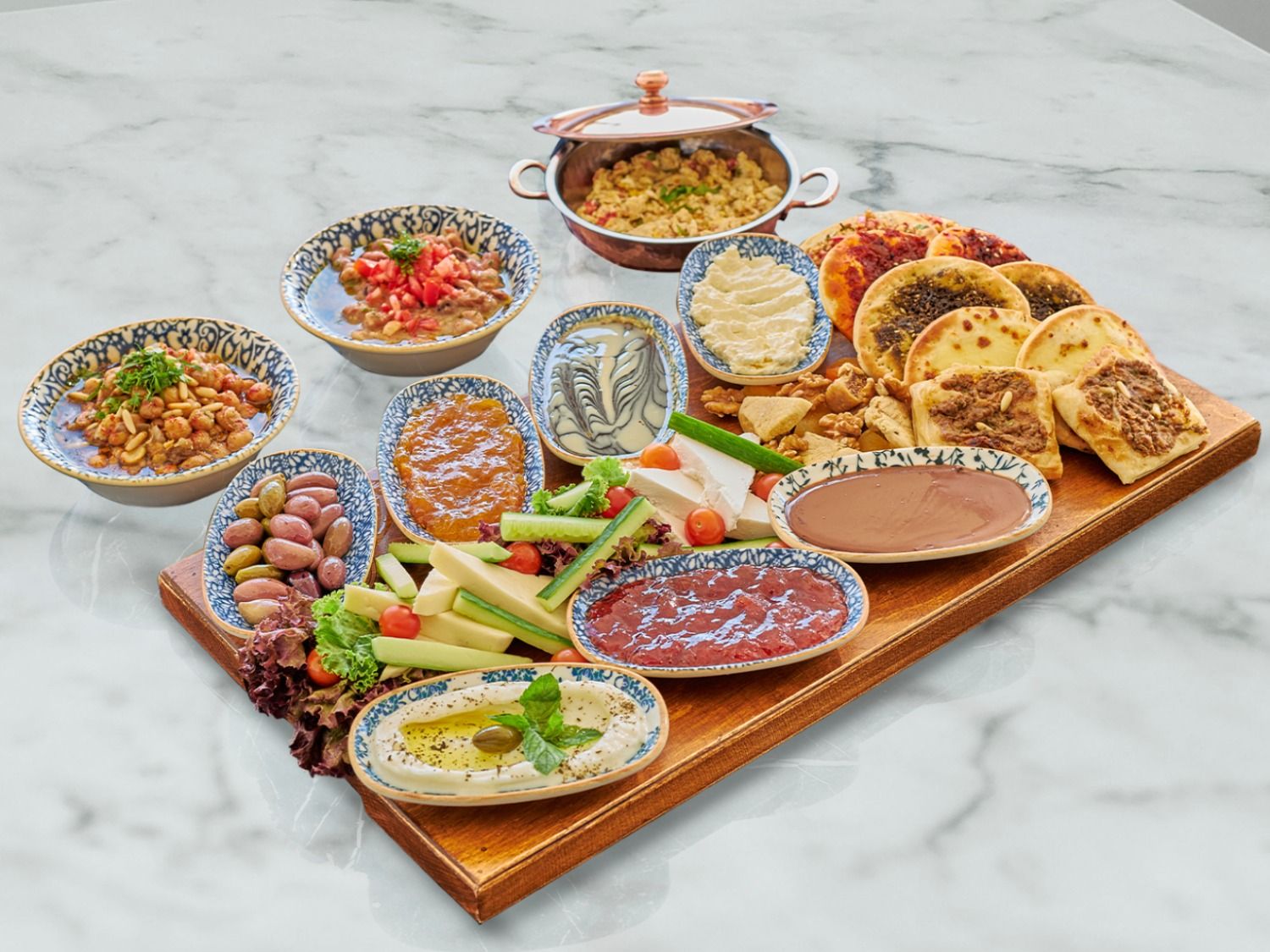 Lebanese Breakfast for 4 People