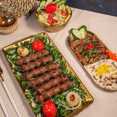Aseel Mix Meat Meal (Kebab + Kofta)