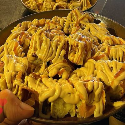 Kinder Waffle Fatteh