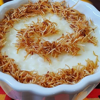 كنافة بحلوى الأرز