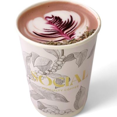 Hot Lavender Latte