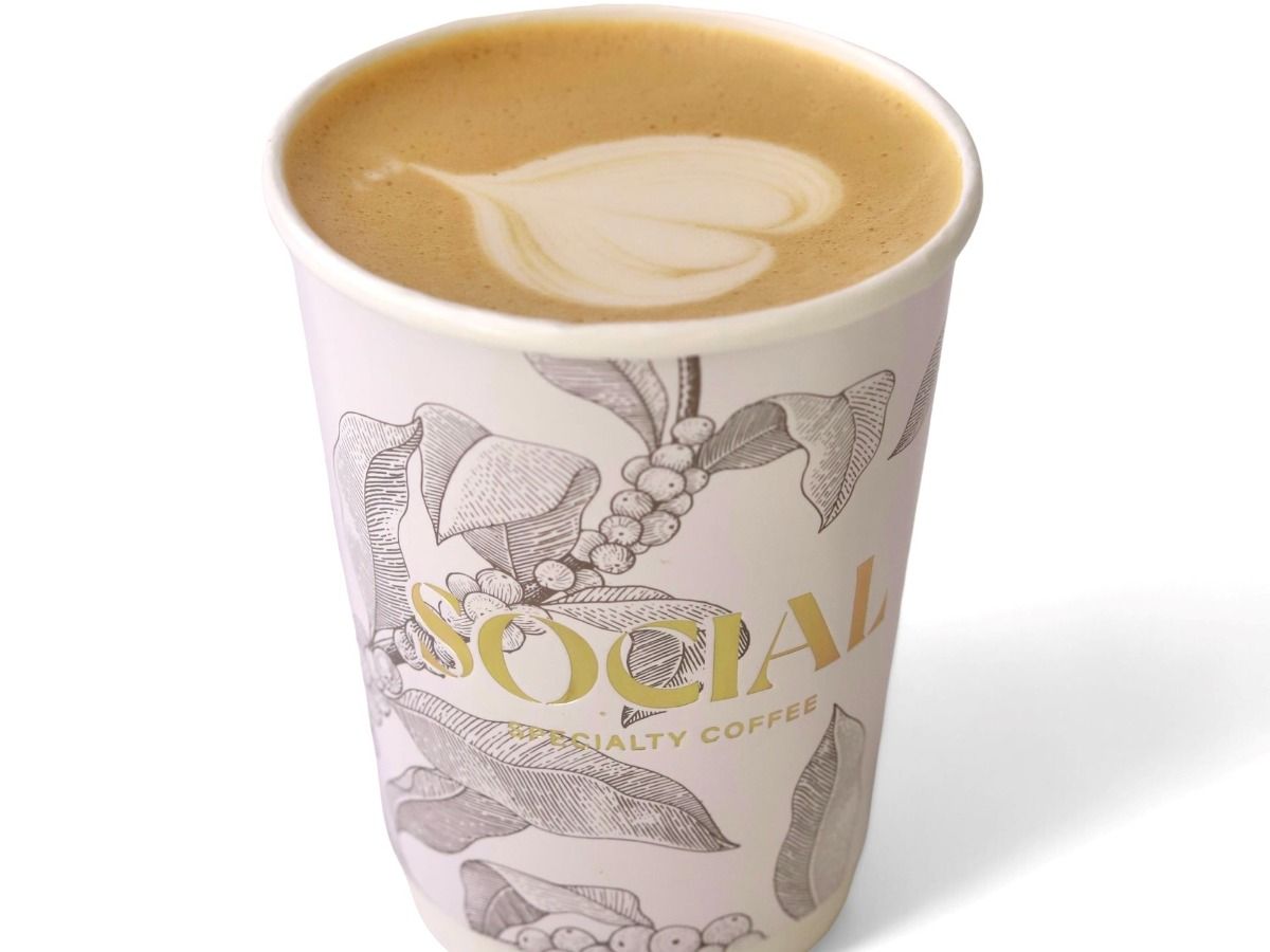 Hot White Mocha Latte