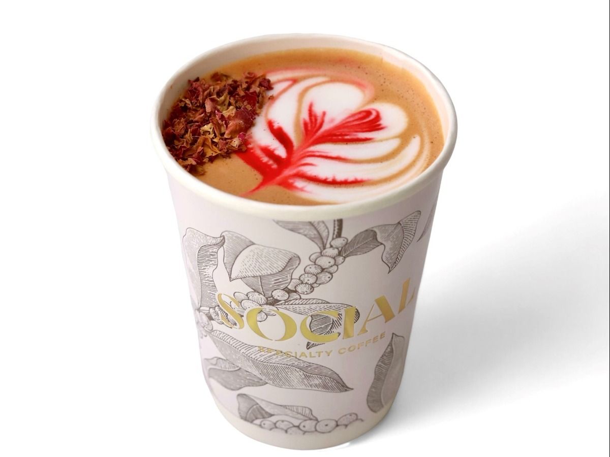 Hot Rose Latte