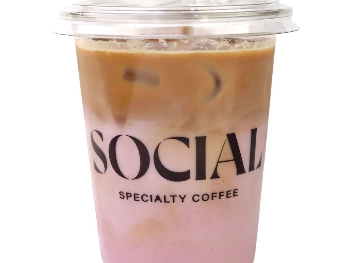 Iced Lavender Latte