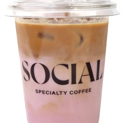 Iced Lavender Latte