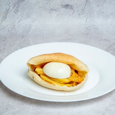 Potato Fingers With Eggs Sandwich