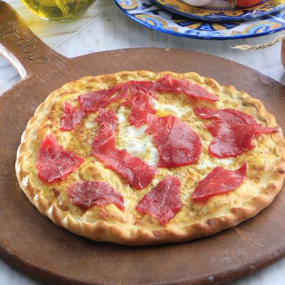 Pastrami Egg Omelette Man'ousheh
