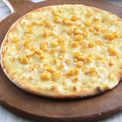 Cheese and corn Manoushe
