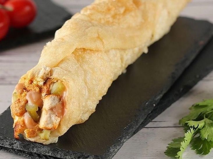 Poori Buffalo Shawarma Sandwich