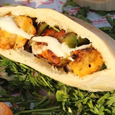 Shish tawook sandwich