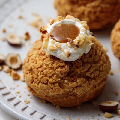 Hazelnut Choux A La Creme
