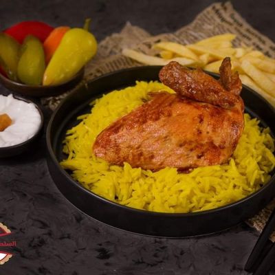 ربع صدر دجاج مشوي