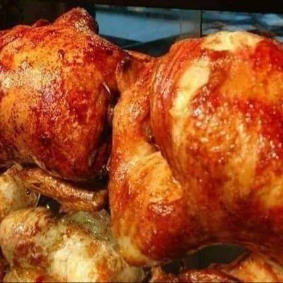 نصف دجاج مشوي