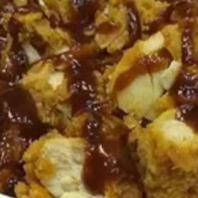 فتة باربكيو مقرمشة