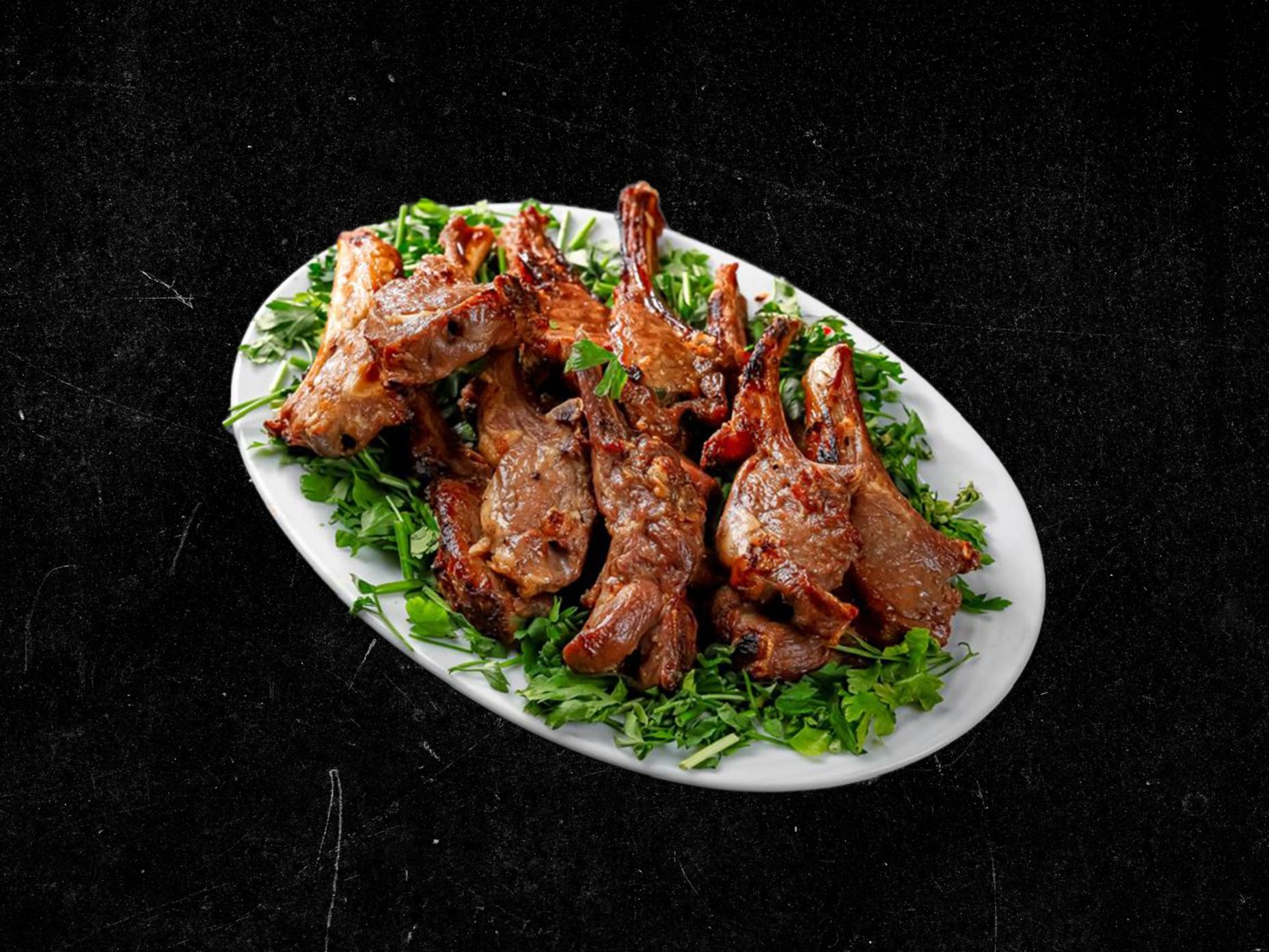 Half Lamb Chops ribs
