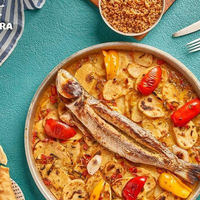بطاطس كريمية مع البوري