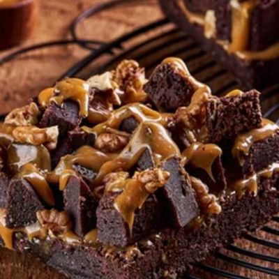 Brownies Caramel Cubes