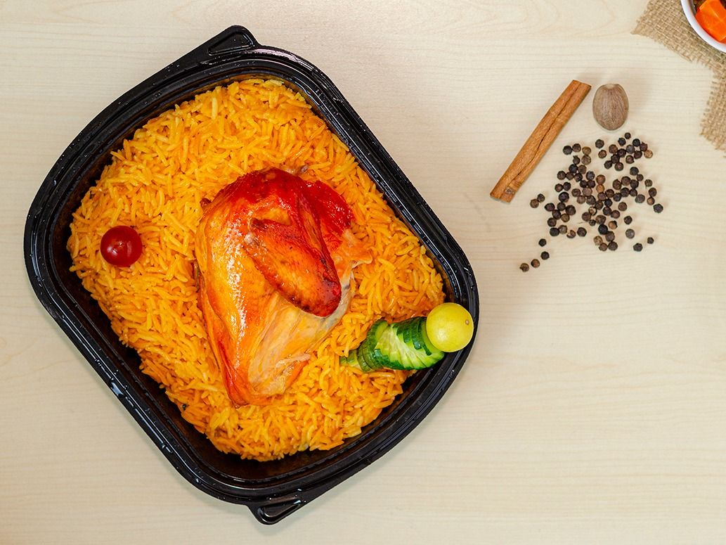 Quarter Mandi Chicken With Large Rice Meal