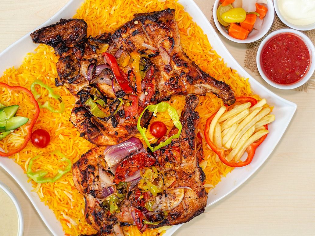 Whole Grilled Chicken With 4 Rice