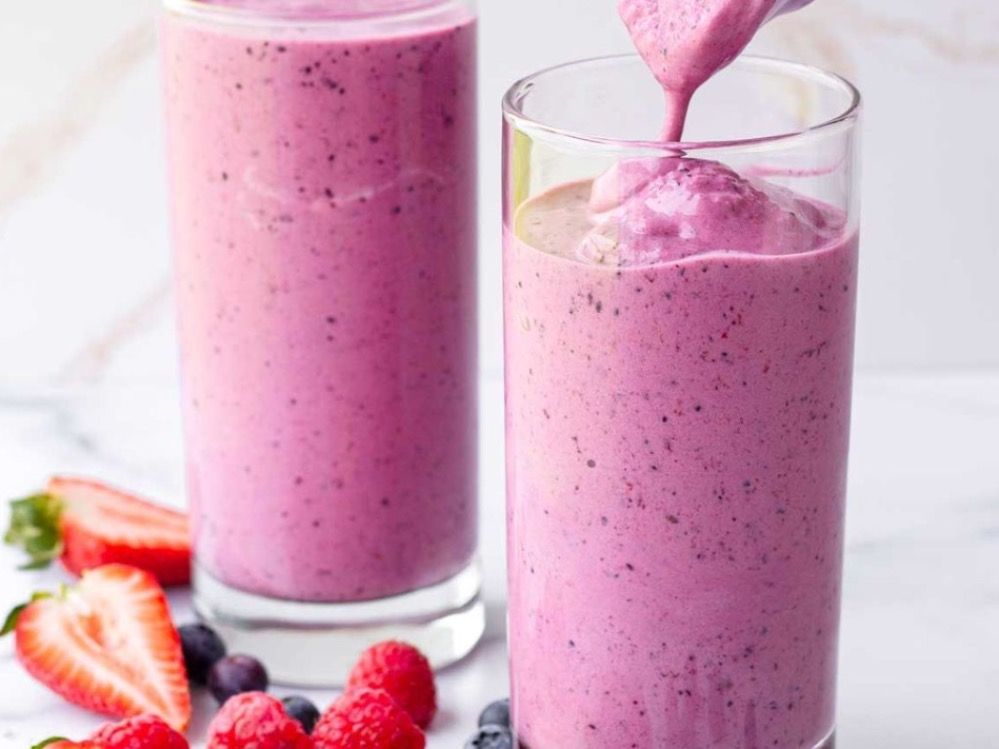 Blueberry Strawberry Smoothie
