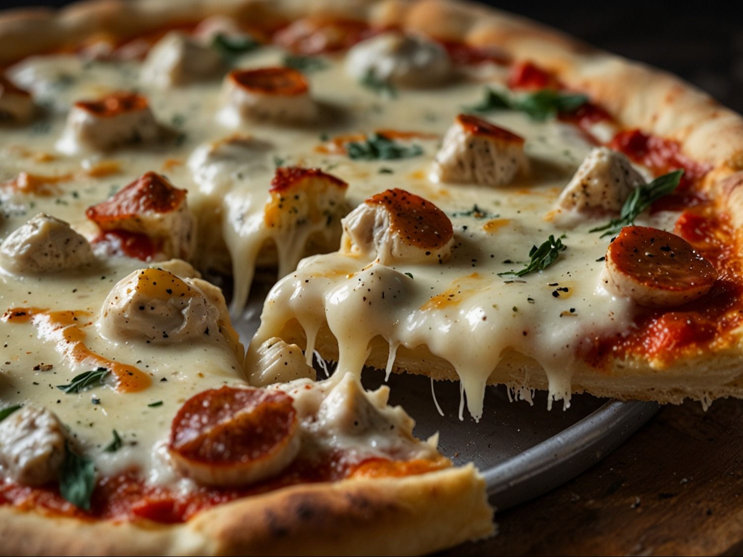 Alfredo Pizza