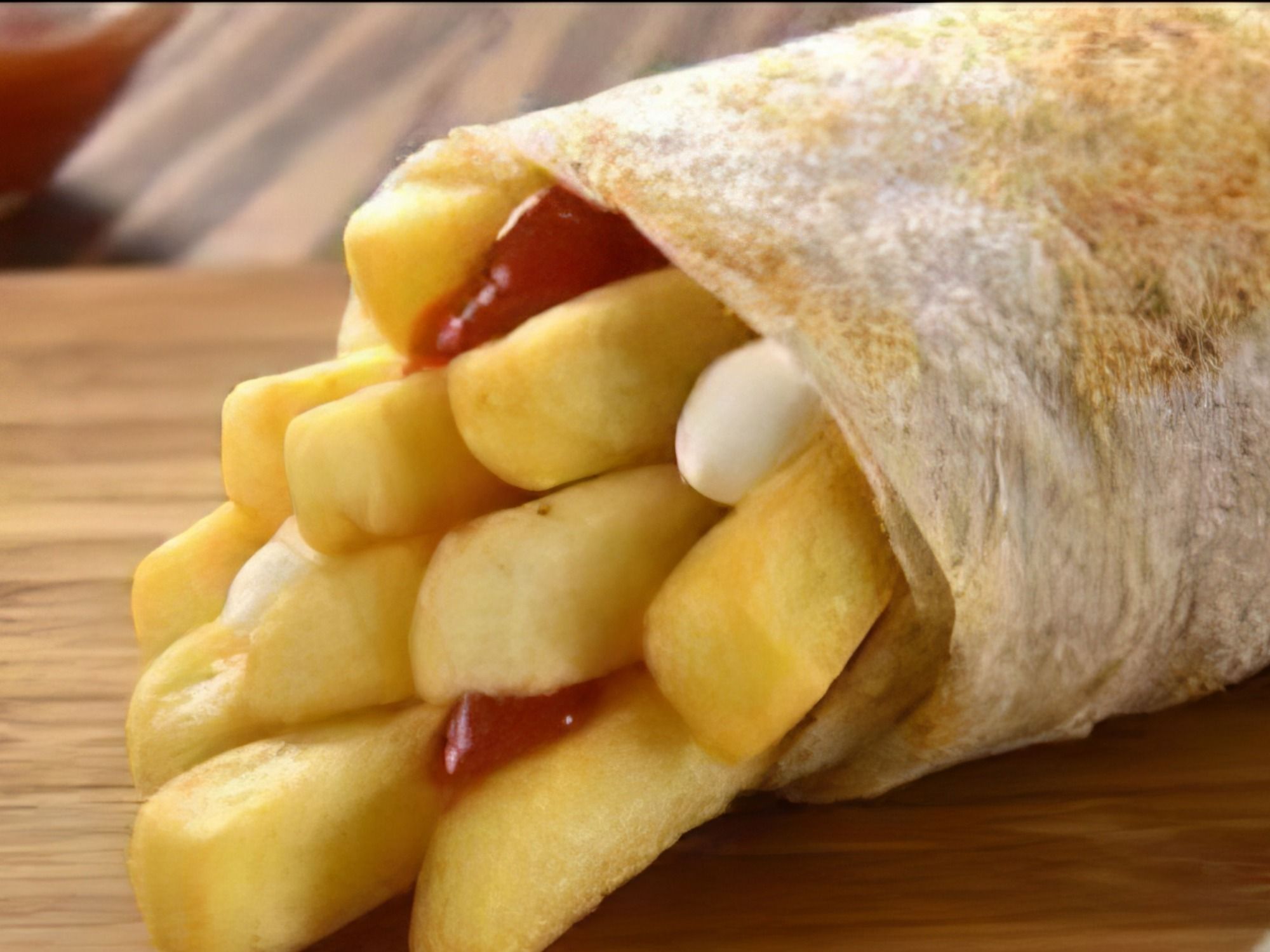 Syrian Potato With Garlic Dip