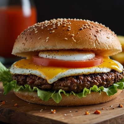 Egg Burger Sandwich
