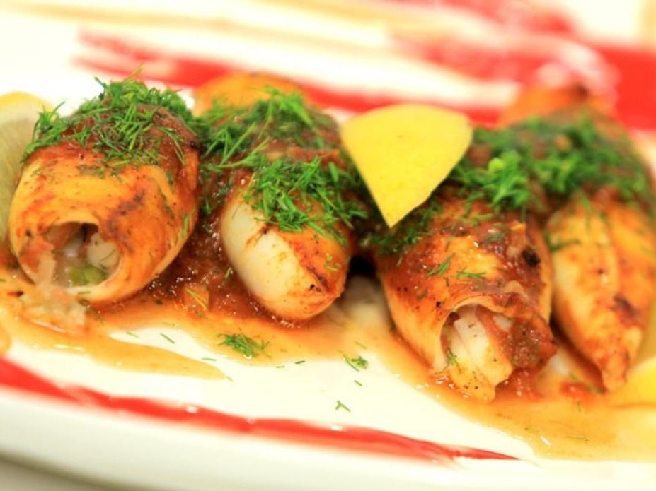 Local Swiss Calamari Stuffed