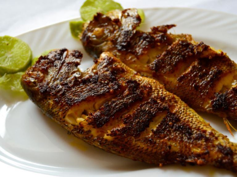 Grilled Qamraya Fish With Raddah