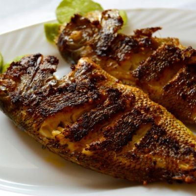 Grilled Qamraya Fish With Raddah