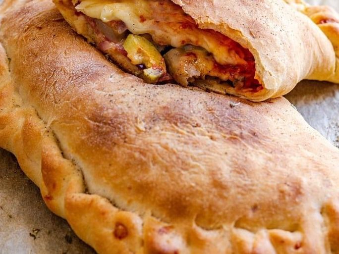 Baladi Sausage Calzon
