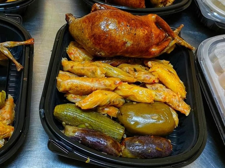 1 stuffed pigeon mixed mahshi