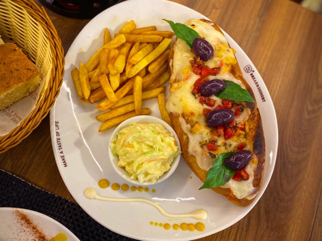 Chicken oregano sandwich