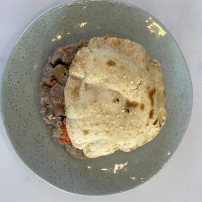 Foul With Olive Oil Sandwich