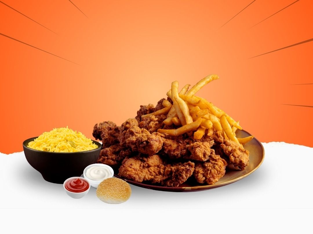 Mix Dark Fried Chicken Meal