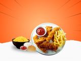 Fried Strips Meal 5 pcs with Rice