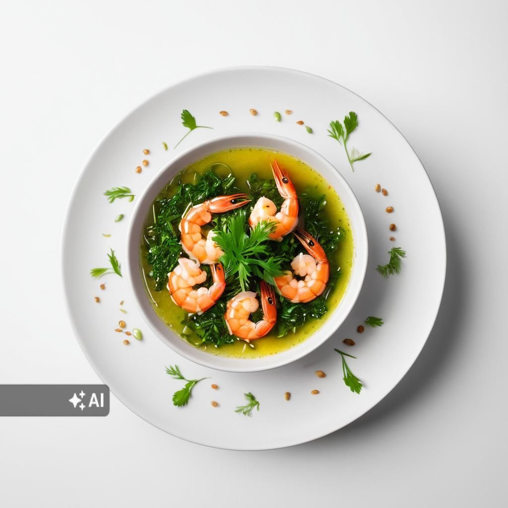 Molokhia With Shrimp