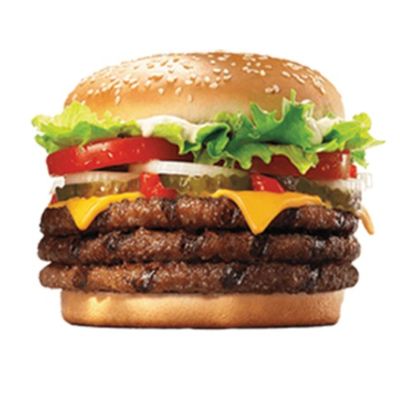 Triple Cheese Beef Burger