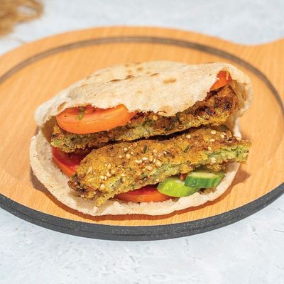 Taamia Pickled Lemons with Safflower Sandwich