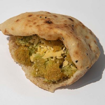 Taamia with roumi cheese Sandwich
