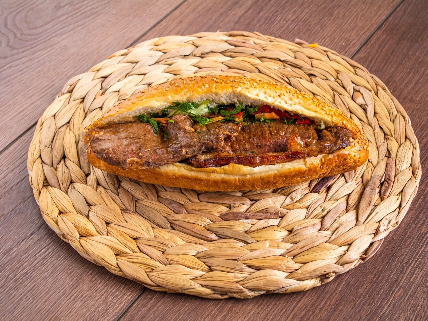 Grilled Meat French Sandwich