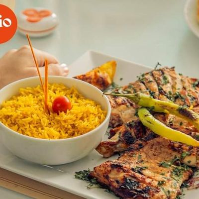 Charcoal grilled chicken