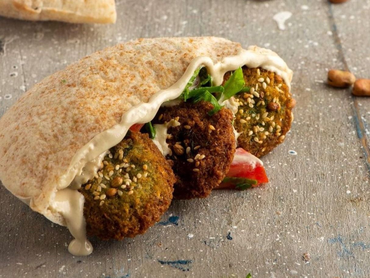 Spicy Falafel Sandwich