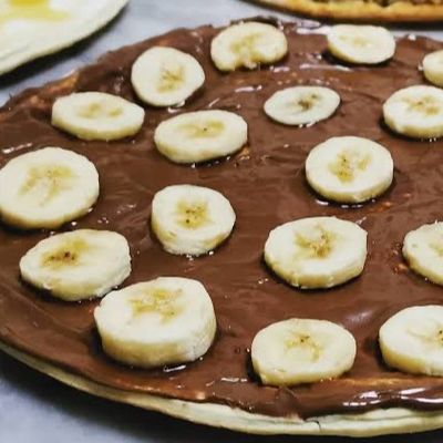 Chocolate with banana