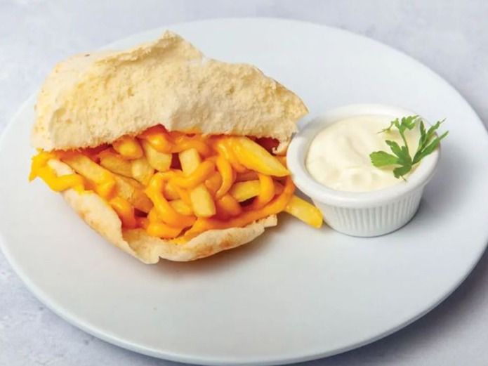 Cheddar Potato Shami Sandwich