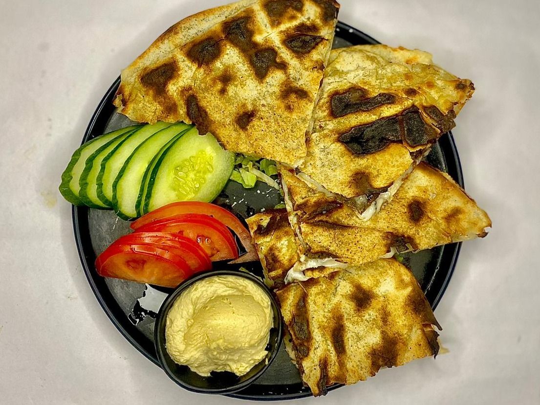 Arayes Kofta With Cheese